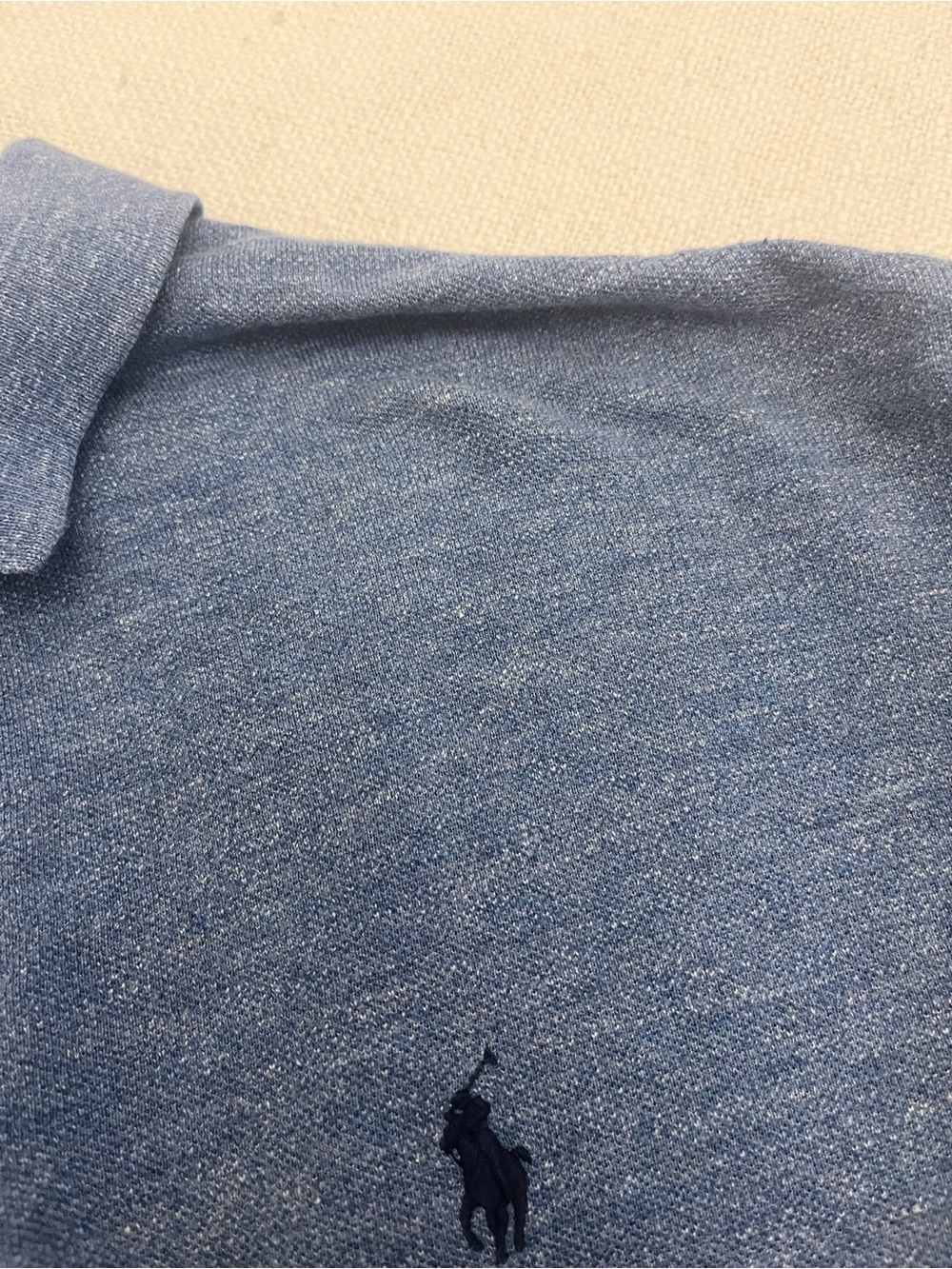 Lot of 3 Polo Ralph Lauren Long Sleeve Polo Shirts Mens Small Green Gray Blue - Picture 9 of 10
